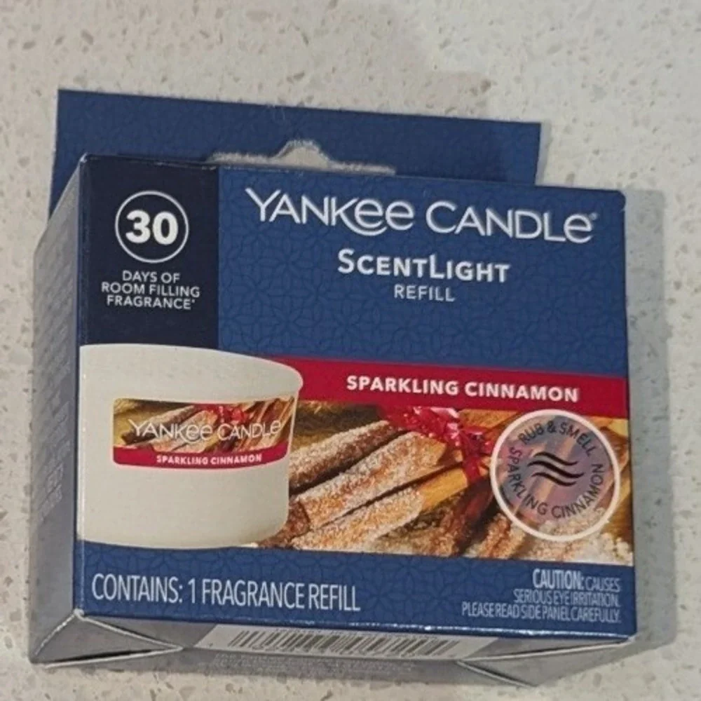 Yankee Candle ScentLight Refill Sparkling‎ Cinnamon Home Fragrance 1ct